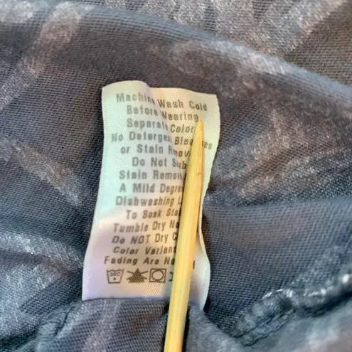 Fresh Produce Fresh Produce XS Leaf Cotton T-Shirt Dress Made in USA Pockets Boho Coastal