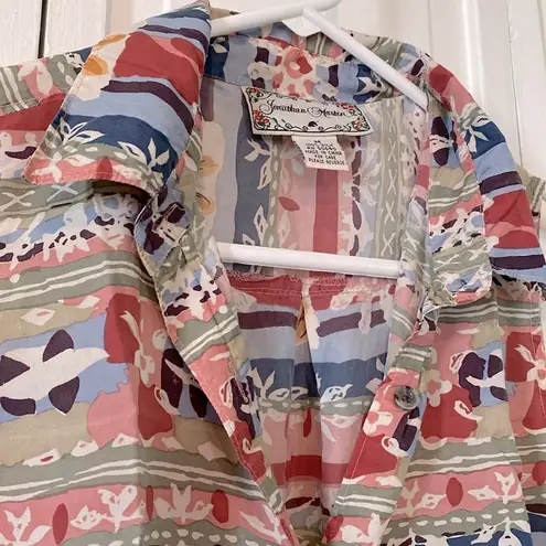 Jonathan Martin Johnathan Martin 100% Silk Sleeveless Blouse - Size M