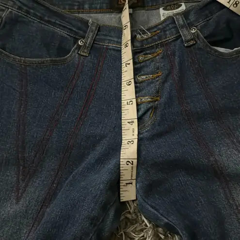 A fun pair of retro disco style jeans Blue Size 6