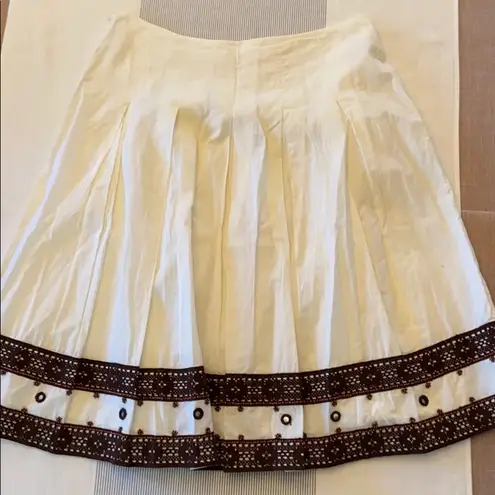 Apt. 9 ❤️3/$20 SALE!❤️ BOHO Skirt Ivory Lace Beaded