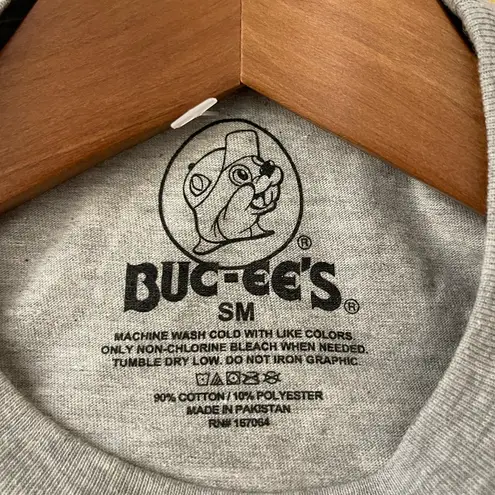 Buc-ee's NWT! Unisex Women’s Men’s Buc-ee’s 2024 voting gray short sleeve t-shirt Small