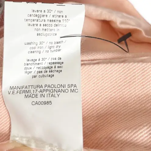 MSGM Cropped Straight Leg High Rise Jeans Peach Womens Size IT 40 US 6 Orange