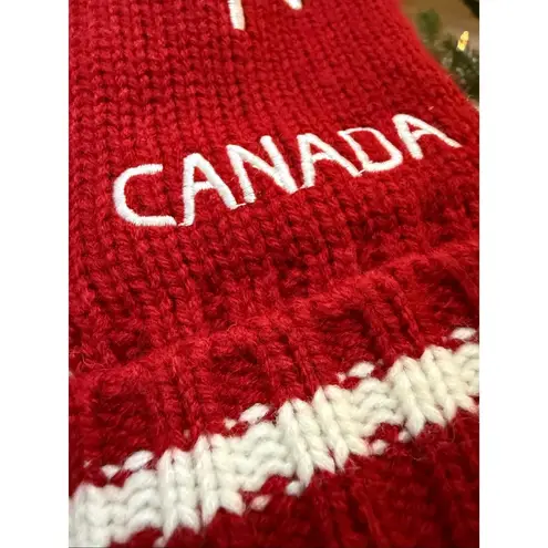Canada Maple Leaf Canadian Olympic Team Red Mittens