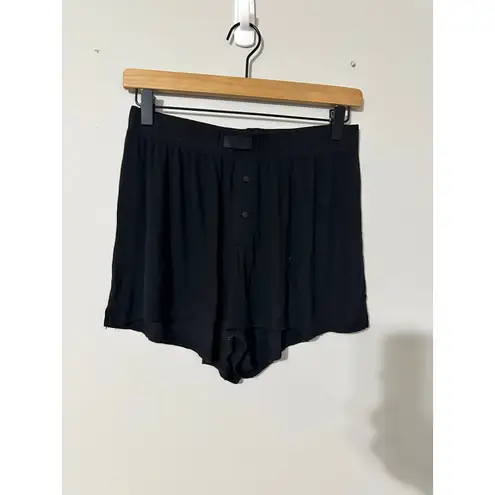 Victoria's Secret  Black Modal Blend Boxer Shorts Lounge‎ Pajama Sleep Size S