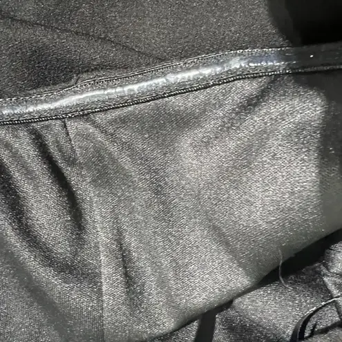 Lulus Black Mateo Strapless Dress w/ Eyelash Lace Hem - Size M