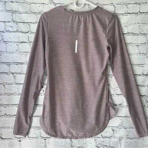 Reebok ‎ Women’s Long Sleeve Top Light Purple High Low Active Shirt Size XS