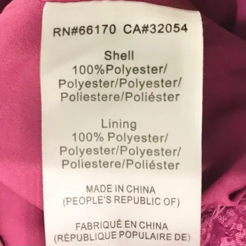 Hutch Anthropologie Raspberry Kenna Medley 3/4 Puff Sleeve Corset Crop Top NWT