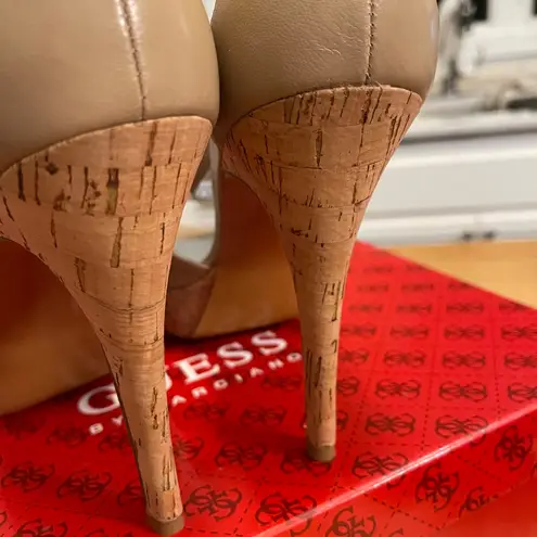 Guess by Marciano - Tan Sandal Platform Heel - Size 11