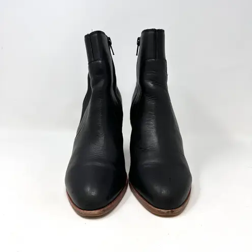 Soludos  Emma Leather Ankle Boot Black Size 8.5‎