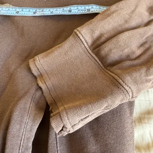 Y2K Vintage Roxy sz L Womens Brown Full Zip Furry Jacket Cozy Warm Soft Street Size L