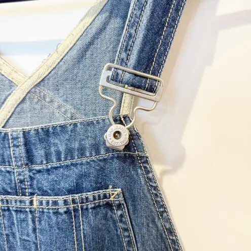 Gap VTG  Womens Denim Carpenter Overalls Size X-Small Y2K Baggy Workwear Bibs