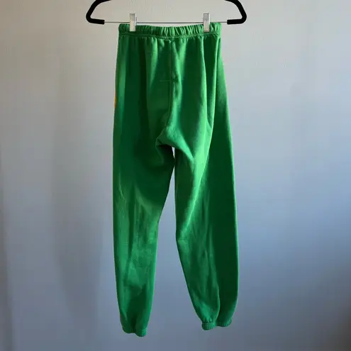 Aviator Nation Smiley Sweatpants, Kelly Green | Size Small