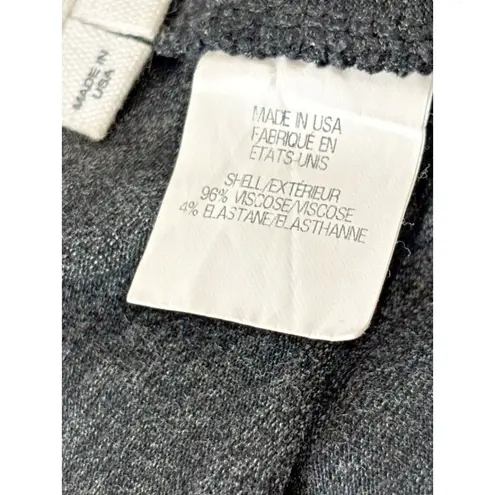 Helmut Lang Women's Striped Leggings – Dark Gray, Sleek Minimalist, Size P