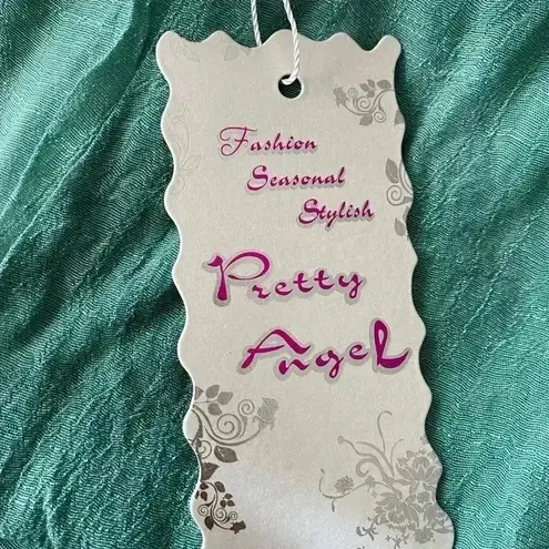 🆕Pretty Angel Linen Blend Aqua Lace