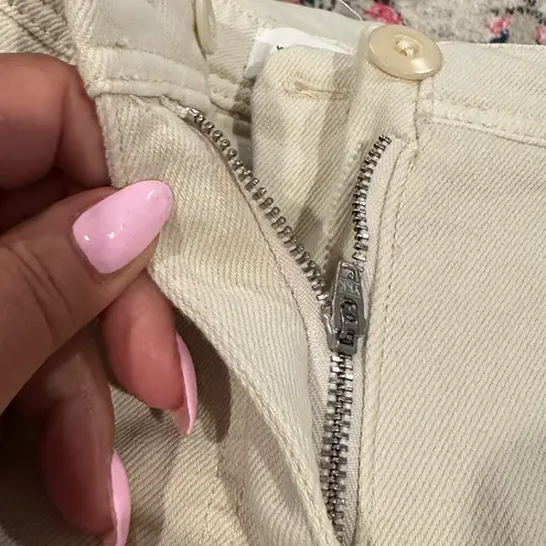 Wilfred Free Beige Cream High Rise Waist Cargo Pants 4