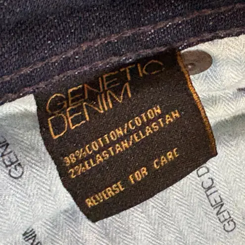 Genetic Denim The Raquel Mid-Rise Cigarette Skinny Jeans Dark Stretch 28