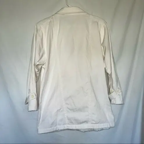 London Fog VINTAGE white double breasted peacoat size 12
