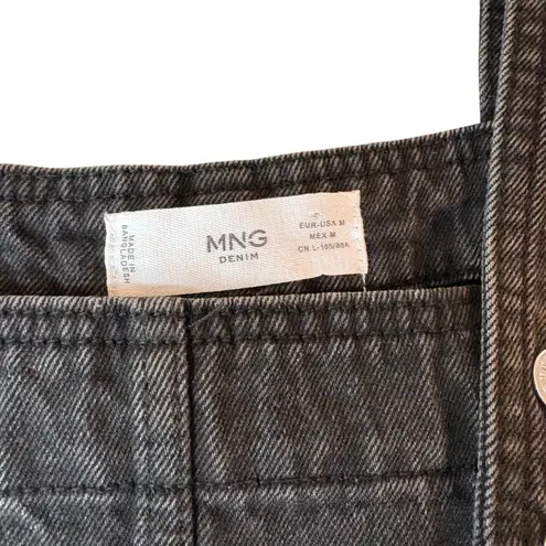 Mango MNG Denim Black Jumper Dress Mini A