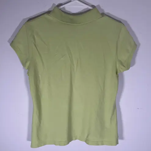 L.L.Bean  Women’s Polo Shirt Lime Green Size Small