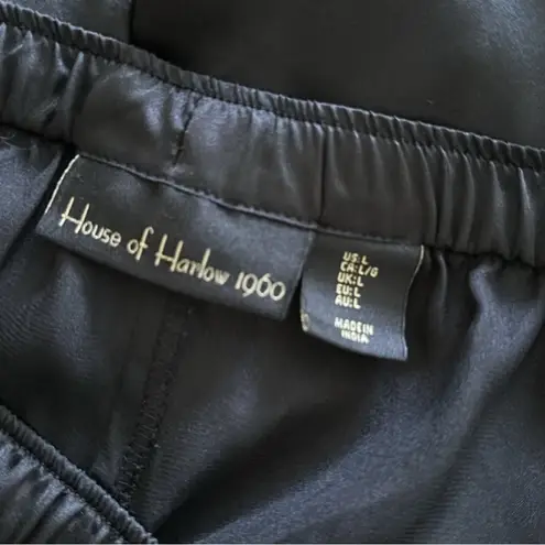 House of Harlow 1960 Women’s Black Drawstring Pajama Bottoms Size Large NEW - Image 3