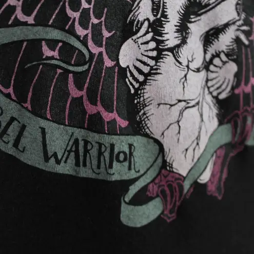 Next Level Apparel Edgy Athletic Athleisure Racerback Tank Top Anatomical Heart Soft Black