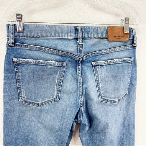 Moussy Vintage Velma Skinny Jean Blue Distressed Revolve Size 30