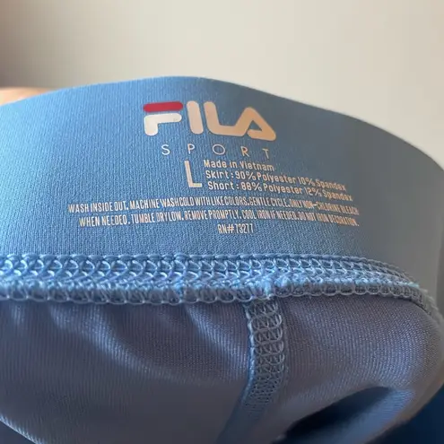 FILA Never worn  skort in powder blue size large - super soft & stretchy!