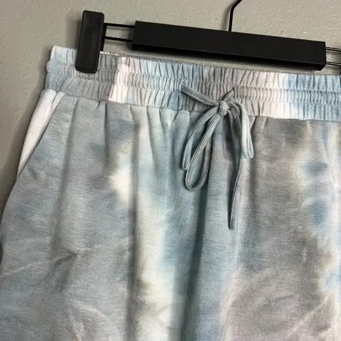 NWT Calme Johnny Was Commuter Short Skirt Rain Blue Tie Dye Athletic XS