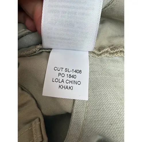 NWT Slvrlake Lola Cotton Twill Wide Leg Pants Sz. 32W Tan