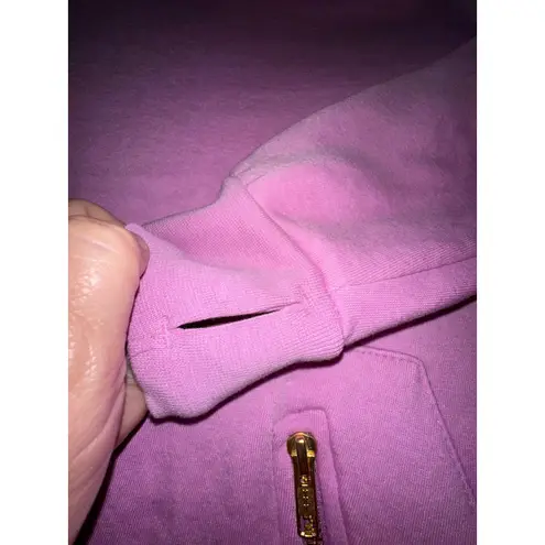 Allstar Outfitters Pink Hoodie Sweatshirt Pullover Pockets Ribbed Neck AM NWOT Size M