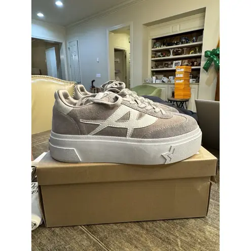 Ash Women's Starmoon Platform Sneakers Lace Up Platform Size 41 US 9.5 Shadow