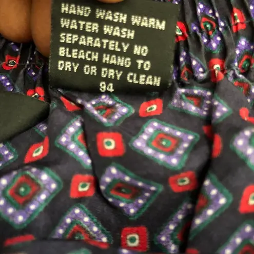 Christian Dior NWOT  Monsieur Vintage VTG Men 100% Silk Sleep Shorts Boxers Diamond Medallion Luxury XL Has Back Pocket Measurement in pics - Image 3