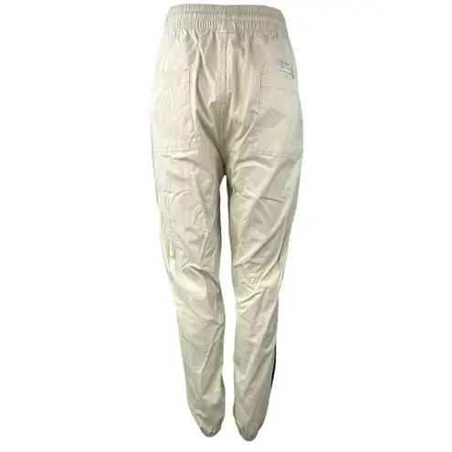 Publish Brand Cream Elastic Waist Pull On Parachute Windbreaker Jogger Pants L Size L