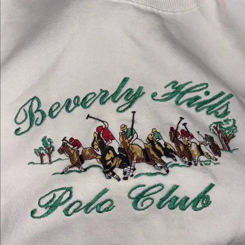 Beverly Hills Polo Club VINTAGE XL Crewneck Sweatshirt Embroidered