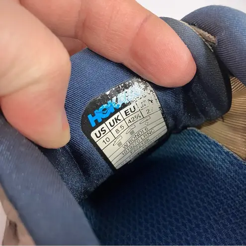 Hoka one one Blondi 6 sneakers size 10 light gray and blue