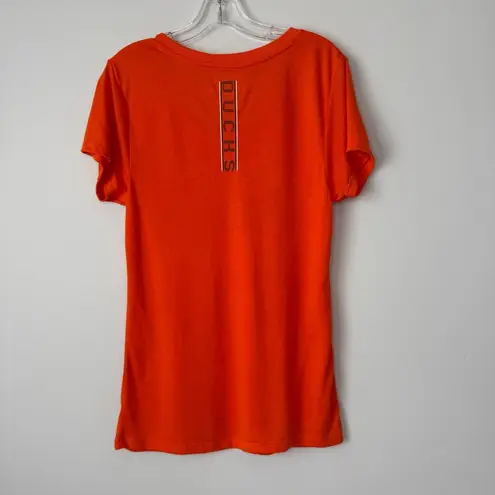 Colosseum Ladie’s Anaheim Ducks Hockey T Shirt Orange LIKE NEW