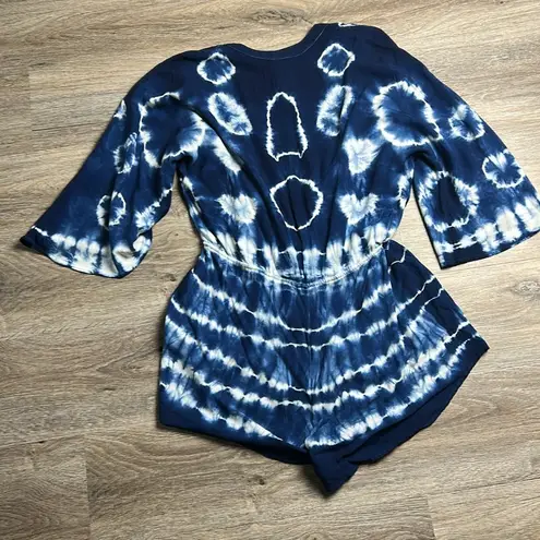 Mahina NWT AE Blue Tie-Dye Romper β So Soft & Dreamy!