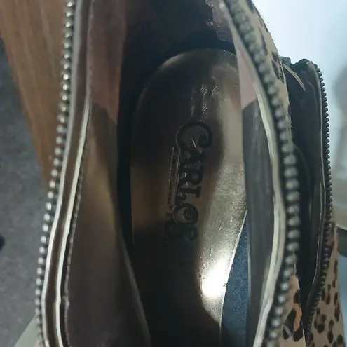 Carlos Santana women's veruca leopard print dress pumps size 7.5