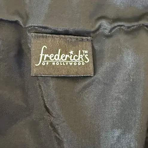 Frederick's of Hollywood Black Lace Tiered Ruffle Dress Size 2 Whimsigoth Punk