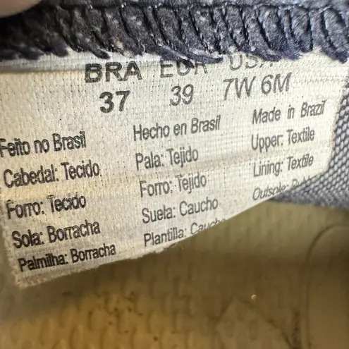 Havaianas Orgine III Blue Denim Espadrille Flats Women's Size 7