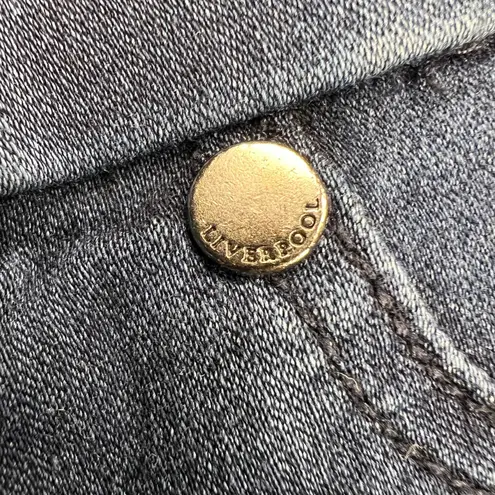 Liverpool Jeans Company The Straight Pull On Dark Wash Stretch Jeans Size 2/26
