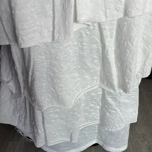 Jaclyn Smith COLLECTION White V-Neck Tank Top Size Small