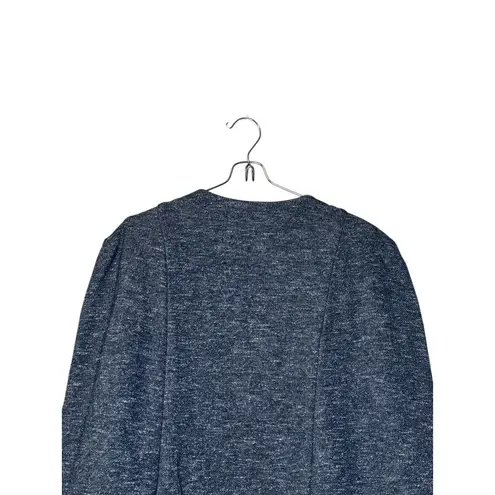 Drew Women's Blazer Jacket Indigo Zipper Cape Full Zip Open Sleeve Small NWT