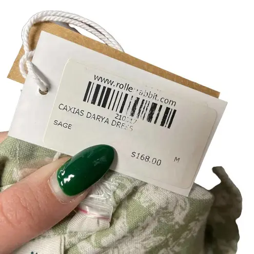 Roberta Roller Rabbit Roller Rabbit Caxias Darya Dress Sage Green White Floral Size Medium