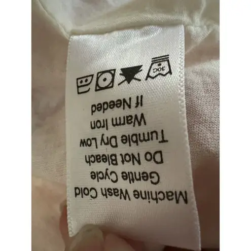 Coldwater Creek WOMEN'S CORAL & CREAM 3/4 SLEEVE BLAZER JACKET - SIZE 14 *READ*