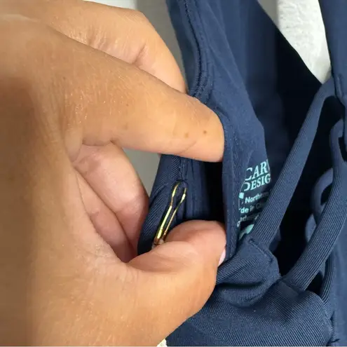 Carve Designs NWT La Jolla Beach Dress In Navy UPF 50+ 4 Way Stretch Padded Bra