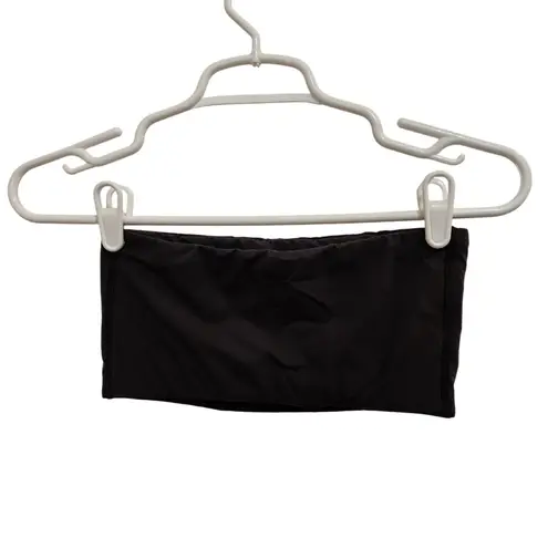 SKIMS Black Stretch Strapless Unpadded Fits Everybody Bandeau Bra Size Small