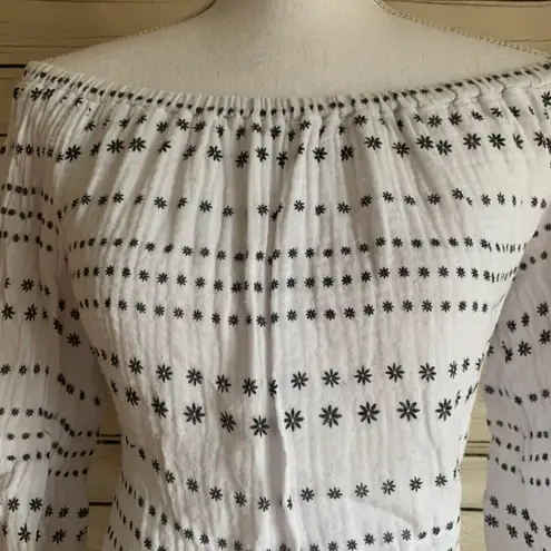 Michael Stars Daisy Off The Shoulder Top in White