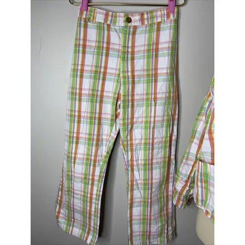 Big Bud Press Sailor Jacket Pant Set in Spring Plaid Medium