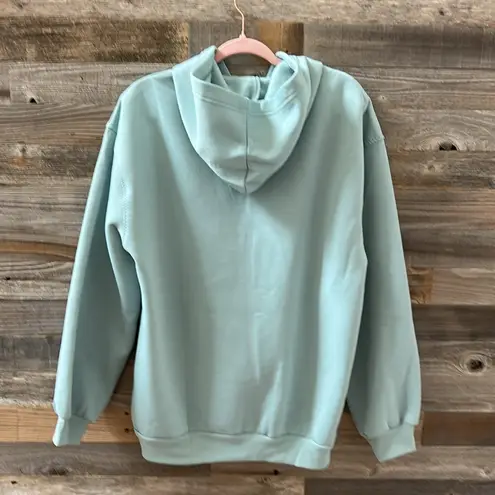 For Love & Lemons  Leisure Blue Oversized Hoodie Size XS NWT